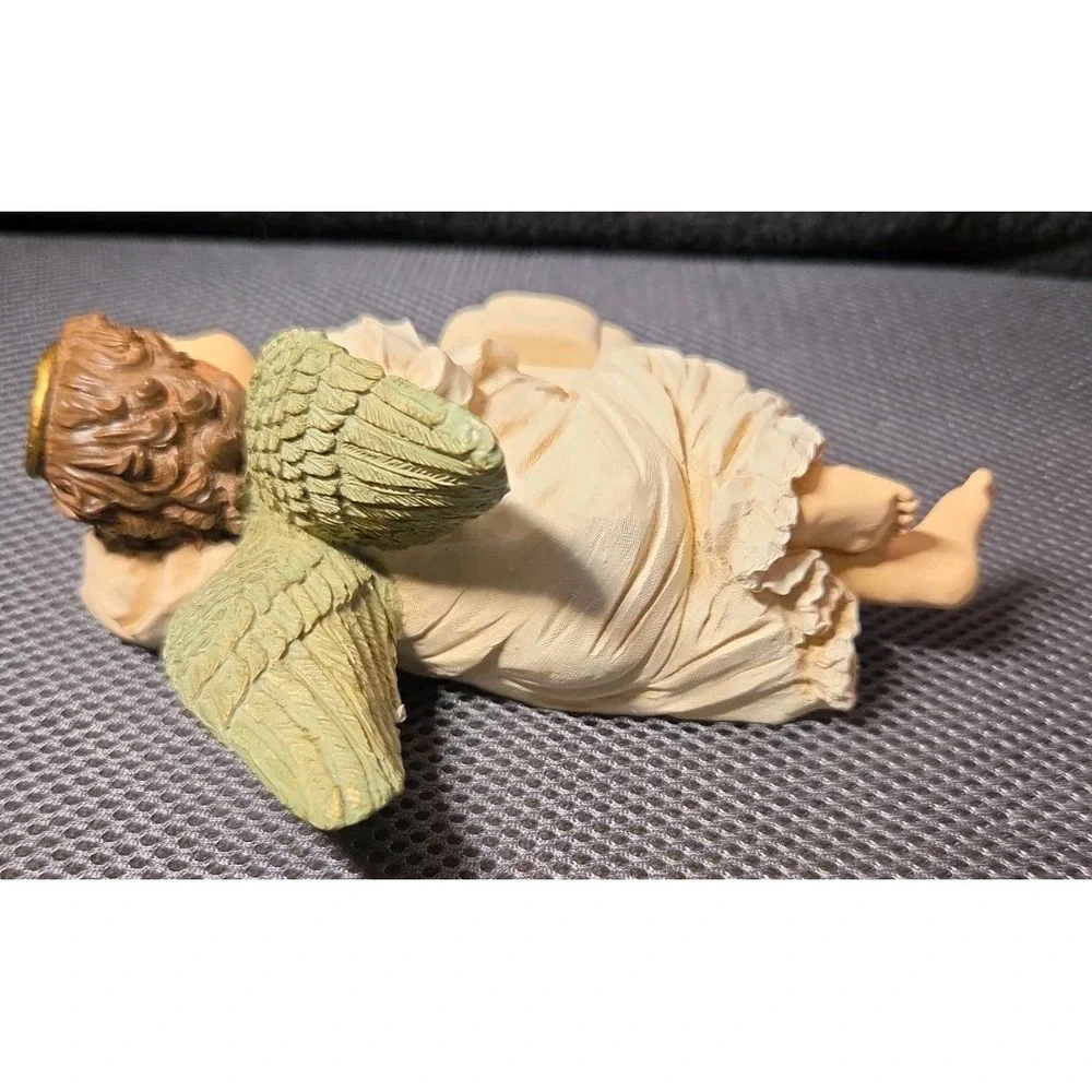 Christmas Snoozer Stocking Hanger Sleeping Angel 6-1/2
